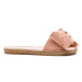 Manebi Espadrilky Sandals With Bow W 1.4 J0 Ružová