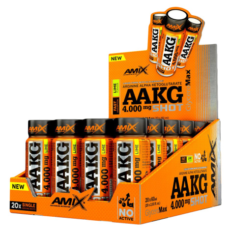 Amix AAKG Shot BOX 20 x 60 ml limetka