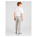 ADIDAS SPORTSWEAR Športové nohavice 'Essentials'  sivá melírovaná / biela