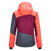 KILLTEC Športová bunda 'Glenshee'  tmavosivá / červeno-fialová / koralová