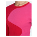 Červeno-ružový dámsky vzorovaný sveter ONLY Polly