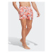 Adidas Plavecké šortky Seasonal Floral CLX Very Short Length Swim Shorts HT2122 Oranžová Regular