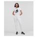 Tričko Karl Lagerfeld Boucle Profile T-Shirt Biela