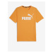 Oranžové pánske tričko Puma ESS Logo Tee