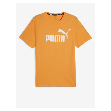 Oranžové pánske tričko Puma ESS Logo Tee