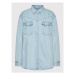 Levi's® džínsová košeľa Dorsey Western A3364-0001 Modrá Oversize