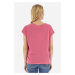 Tričko La Martina Woman Sleveless T-Shirt 40/1 C Ružová