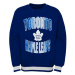 Toronto Maple Leafs detská mikina Blueliner Crew Neck blue