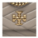 Tory Burch Kabelka Kira Chevron Small Convertible Shoulder Bag 90452 Sivá