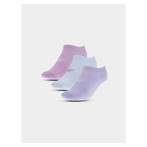 Girls' Casual Ankle Socks 4F - Multicolored