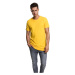 Shaped long T-shirt chrome yellow