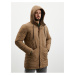 Hnedý pánsky zimný kabát s kapucňou ZOOT.lab Charls