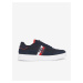 Dark blue men's sneakers with suede details Tommy Hilfiger - Men