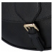 Dámska crossbody kožená kabelka Delami Nisca - čierna