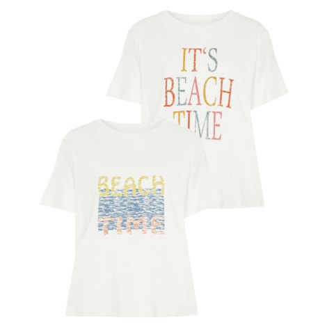 BEACH TIME Tričko  zmiešané farby / biela Beachtime
