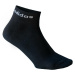 Športové ponožky stredne vysoké 3 páry čierne, biele a sivé (tenké)