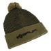 Korum čiapka thermal beanie hat - black/olive