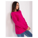 Women's Fuchsia Classic Viscose Sweater
