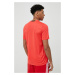 Tréningové tričko adidas Performance Designed for Movement červená farba, jednofarebné