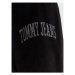 Tommy Jeans Teplákové nohavice Rhinestone DW0DW14990 Čierna Relaxed Fit