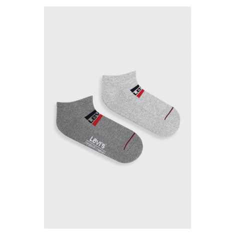Ponožky Levi's 37157.0767-greycombo, pánske, šedá farba Levi´s