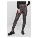 Women's Soft Leggings AOP - Black Plaid