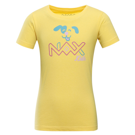 Children's cotton T-shirt nax NAX LIEVRO aspen gold variant pa