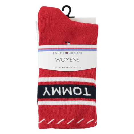 Červené ponožky Logo Sock Tommy Hilfiger