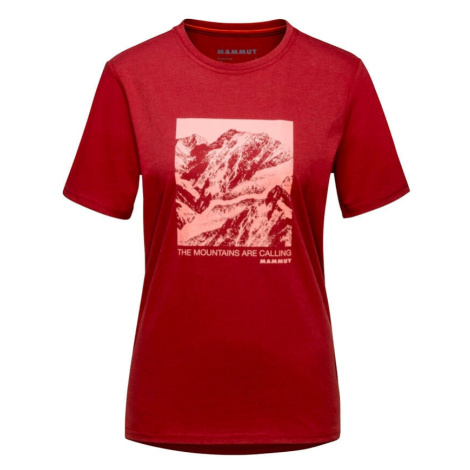 Women's T-Shirt Mammut Core T-Shirt Blood Red