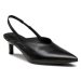 Calvin Klein Sandále Geo Stil Slingback Pump 50 HW0HW01345 Čierna