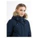DreiMaster Vintage Zimná bunda  béžová / ultramarínová