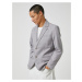 Koton Basic Blazer Jacket Wide Collar Buttoned Pocket Detailed