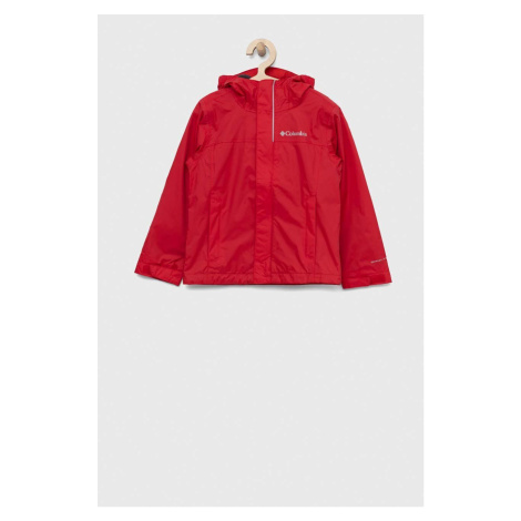 Detská bunda Columbia Watertight Jacket červená farba