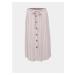 Bielo-rúžová pruhovaná sukňa VERO MODA Hailey