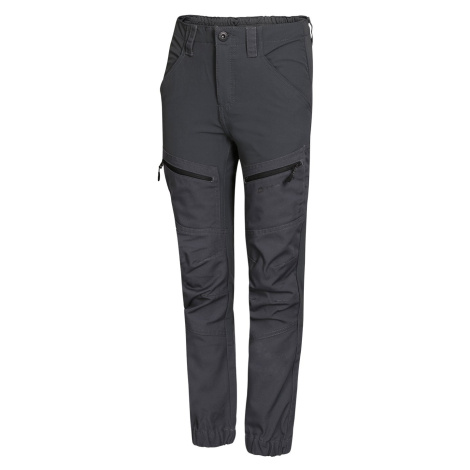 Children's functional trousers with cool-dry ALPINE PRO ZARMO dk.true gray