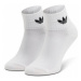 Adidas Súprava 3 párov vysokých ponožiek unisex Mid-Cut Crew FT8529 Biela