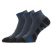 Voxx Gastm Unisex športové ponožky - 3 páry BM000004018000103472 tmavo šedá