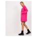 Dámsky sveter LC SW 0267 fluo ružový - Rue Paris one size