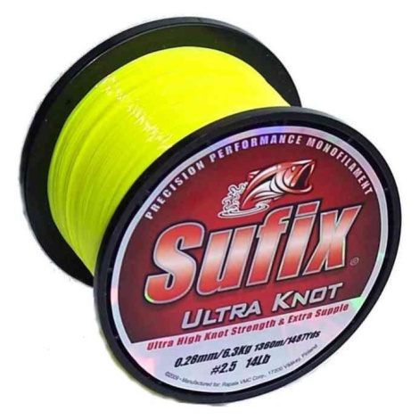 Sufix vlasec ultra knot žltý - 890 m 0,35 mm 9,4 kg