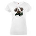 Dámské tričko s potlačou zvierat - Jeleň
