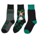 Pug Children's Christmas Socks - 3-Pack Multicolored