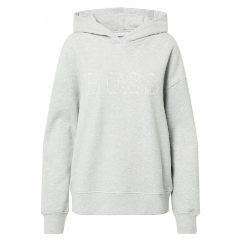BOSS Orange Mikina 'C_Efessa' béžová sivá melírovaná Hugo Boss