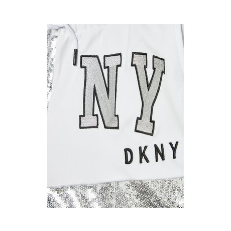 DKNY Športové kraťasy D34A60 S Biela Regular Fit