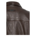 Bunda Camel Active Leather Blouson Dark Brown