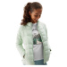 Dievčenská bunda 4F JUNIOR DOWN JACKET-JAW23TDJAF219-42S-LIGHT GREEN