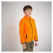 Detská hrejivá poľovnícka fleecová mikina 100 oranžová reflexná