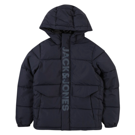 Jack & Jones Junior Zimná bunda 'JCOSpeed'  námornícka modrá / dymovo modrá