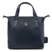 Tommy Hilfiger Kabelka Poppy Th Small Tote AW0AW15640 Tmavomodrá