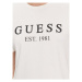 Guess Tričko U4RI22 K6YW0 Biela Regular Fit