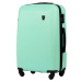 Mintová sada štyroch cestovných kufrov 0125, Luggage 4 sets (L,M,S,XS) Wings, Light green